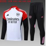 Chándal Arsenal 2025/26(White Half zipper ) - NIÑOS